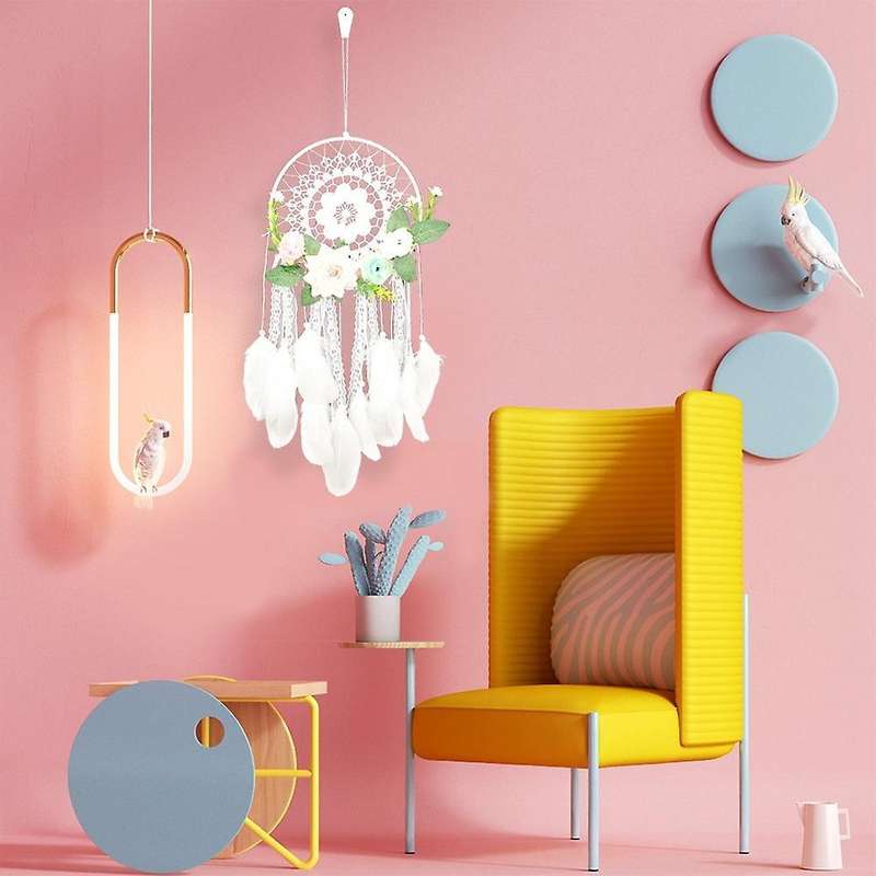 Dream Catcher Diy Pendant Flower Dream Catcher Wall Hanging Wedding