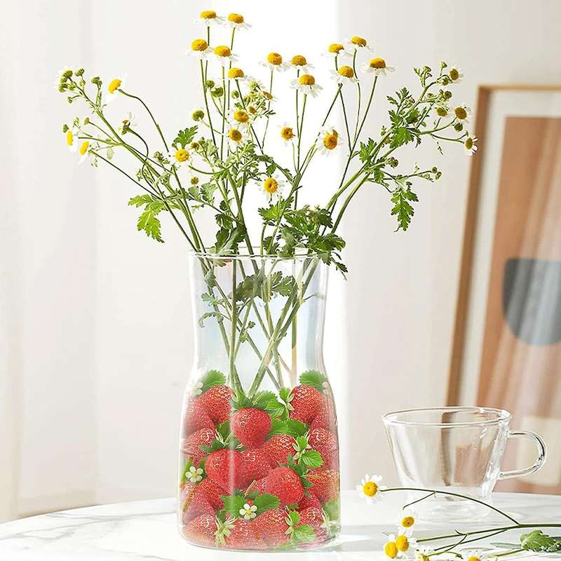 20 Pieces Artificial Strawberry Fake Fruit Strawberries, Small