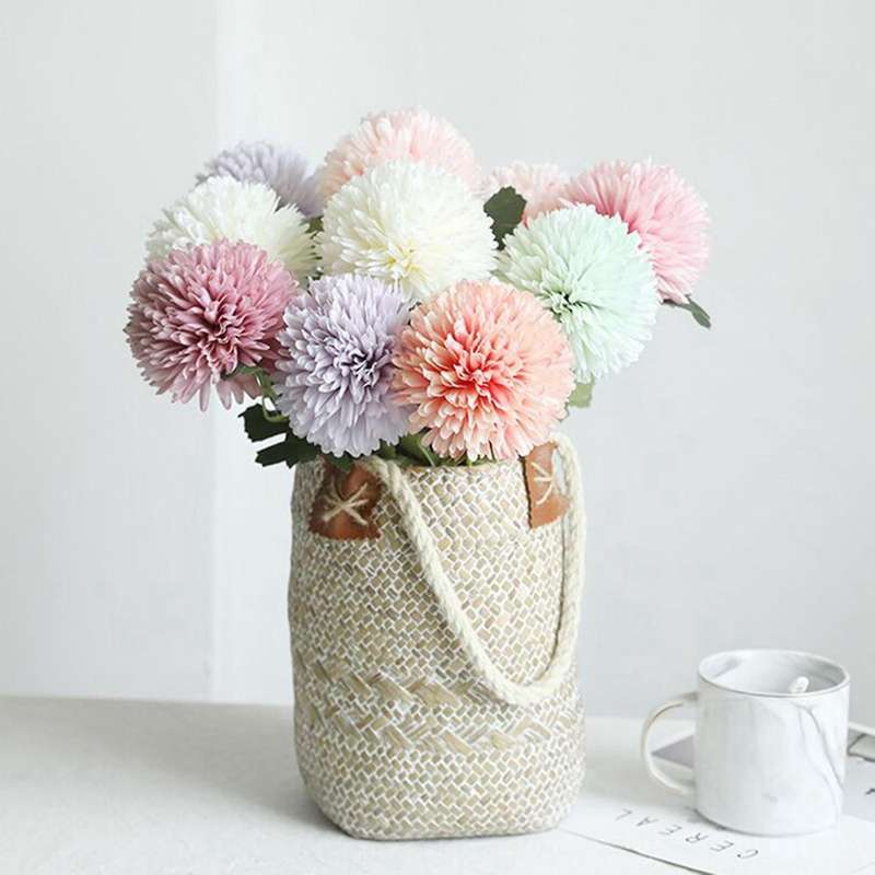 Silk Flowers Dandelion Flower for Home Garden Wedding Decor B