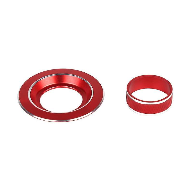 Rearview Mirror Switch Knob Trim for Dodge Challenger 09-14, Red