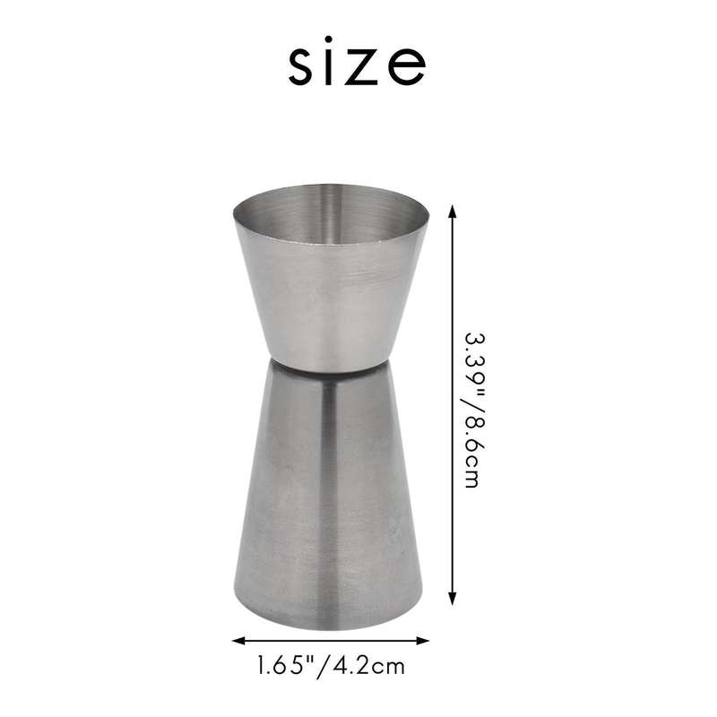 Stainless Steel 25/ 50 Ml Jigger Measure Cup Peg Measuring Cup