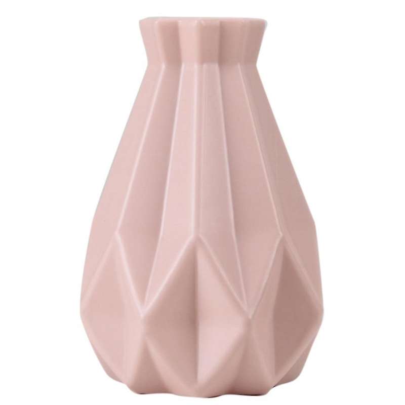 Flower Vase Plastic Vase Home Living Room Decoration Ornament,pink