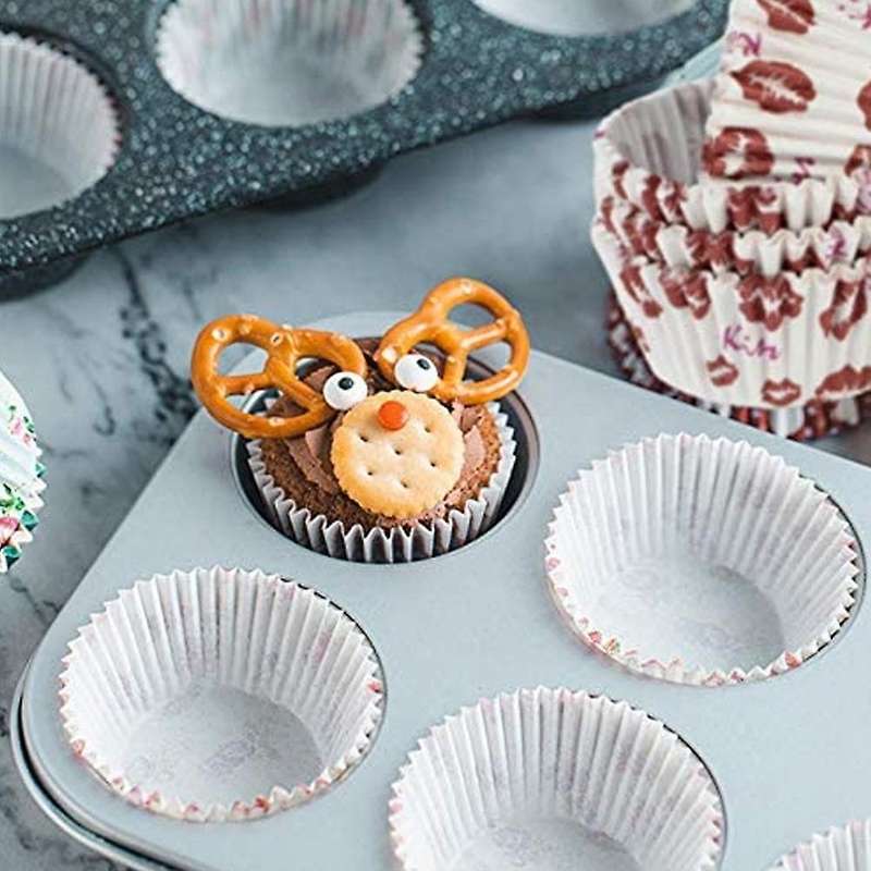 Christmas Cupcake Liners,400 Pieces Standard Size Cupcake Lines