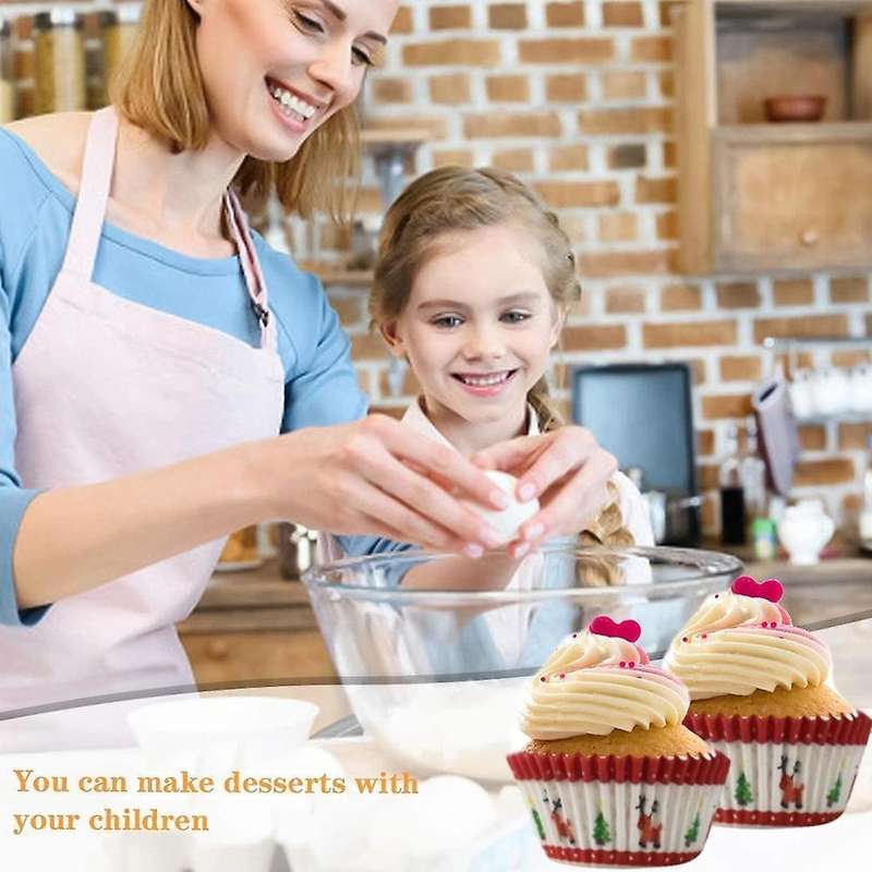 Christmas Cupcake Liners,400 Pieces Standard Size Cupcake Lines
