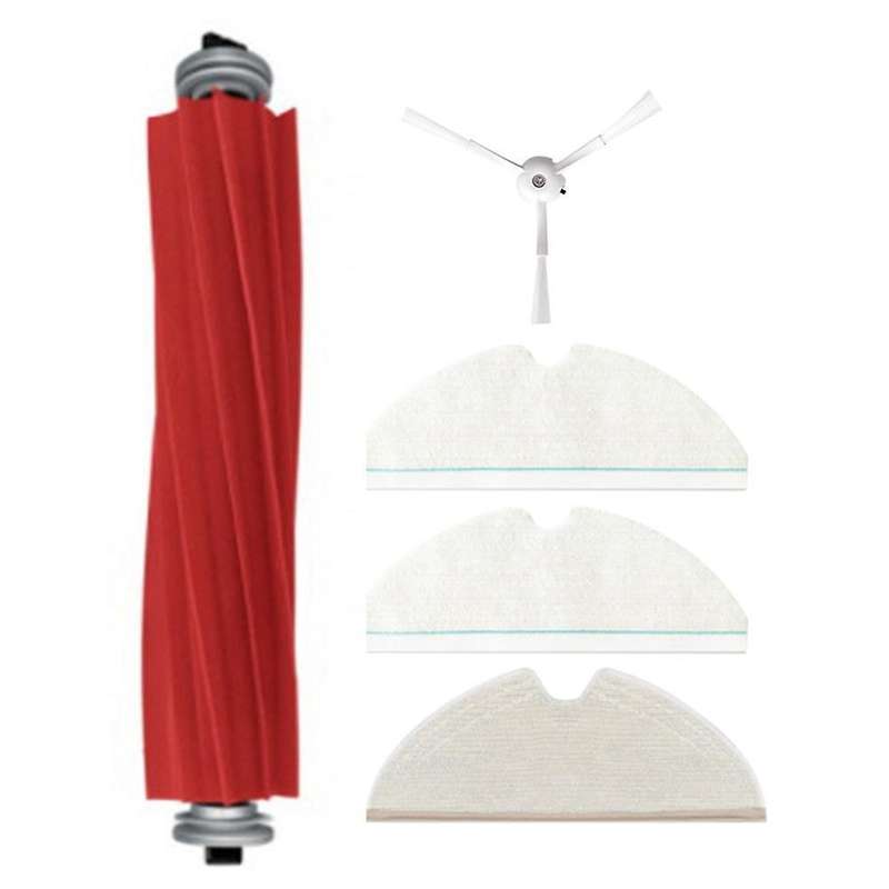 5pcs Main Side Brush Mop Cloth Accessories Kit