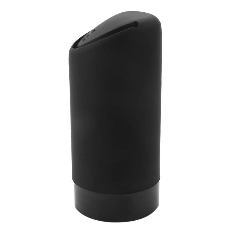 Mini Trash Can with Lid for Car Cup Holder Washable(black)