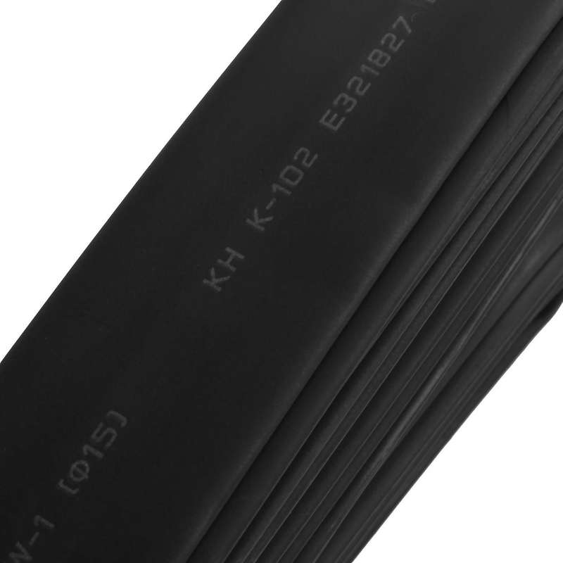 3roll 9.8ft 15mm Dia Power Cable Connection Sleeve Heat Shrink Tube