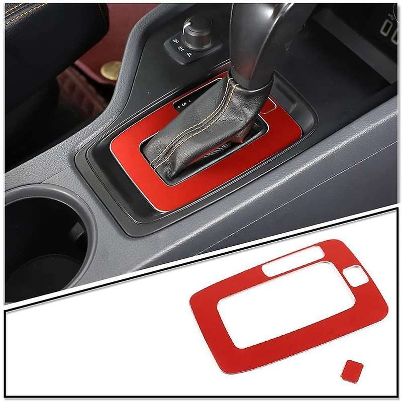 For Ford Ranger 2015-2018 Aluminum Alloy Car Center, Red