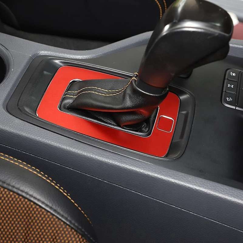 For Ford Ranger 2015-2018 Aluminum Alloy Car Center, Red