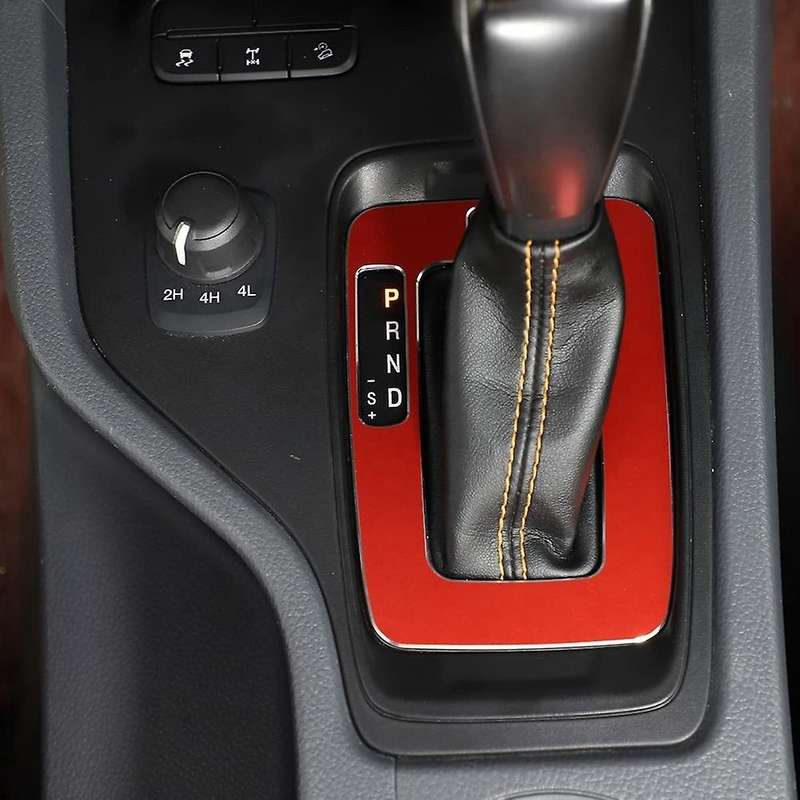 For Ford Ranger 2015-2018 Aluminum Alloy Car Center, Red