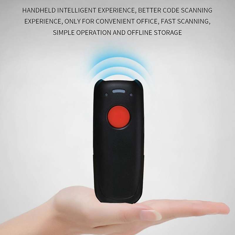 Wireless Portable Barcode Scanner 1d Red Light for Android Windows