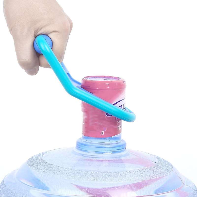 Bucket Handle 5 Gallon Drinking Water Bottle Carrier Lifter -blue