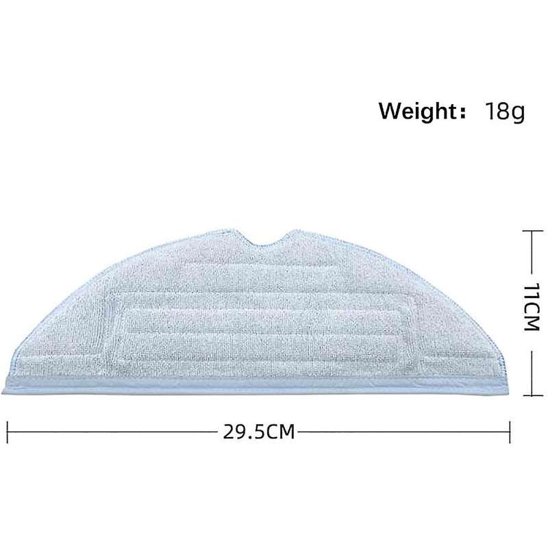 Mop Cloth Fits for Roborock T7 T7 Plus S7 Vacuum Cleaner 2 Pack