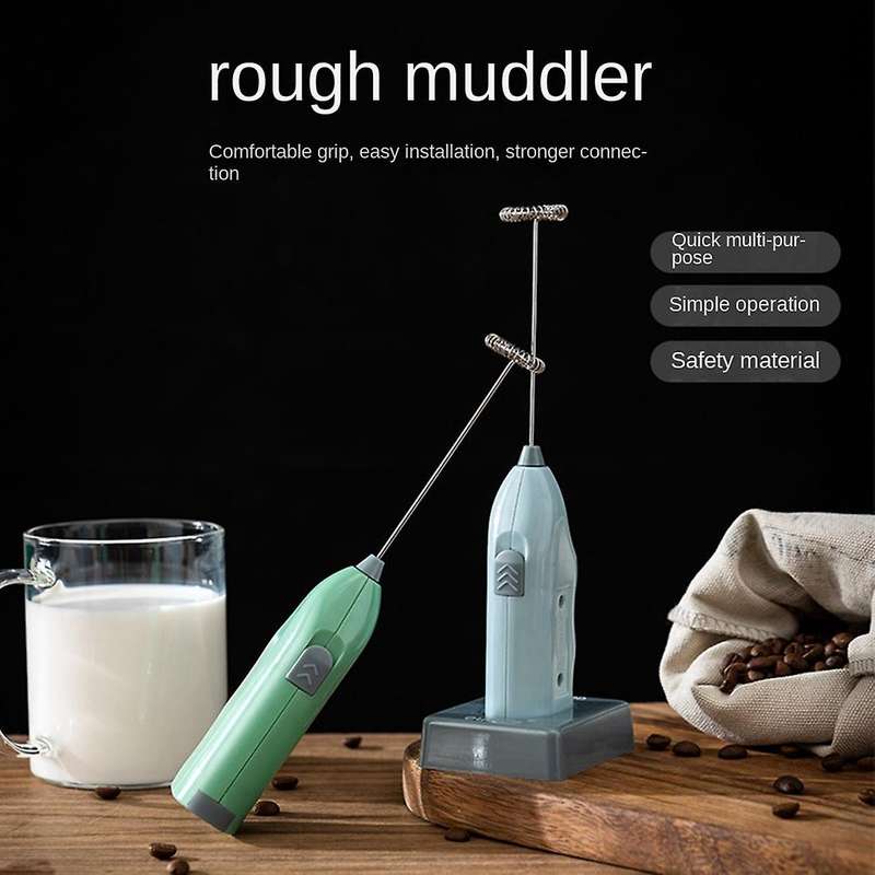 Gadgets Creamy Chocolate Cappuccino Electric Milk Frother Green