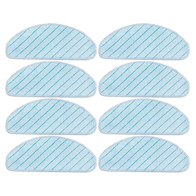 For Ecovacs Deebot Ozmo T9 Max Cleaning Washable Mop Pad (8pcs)