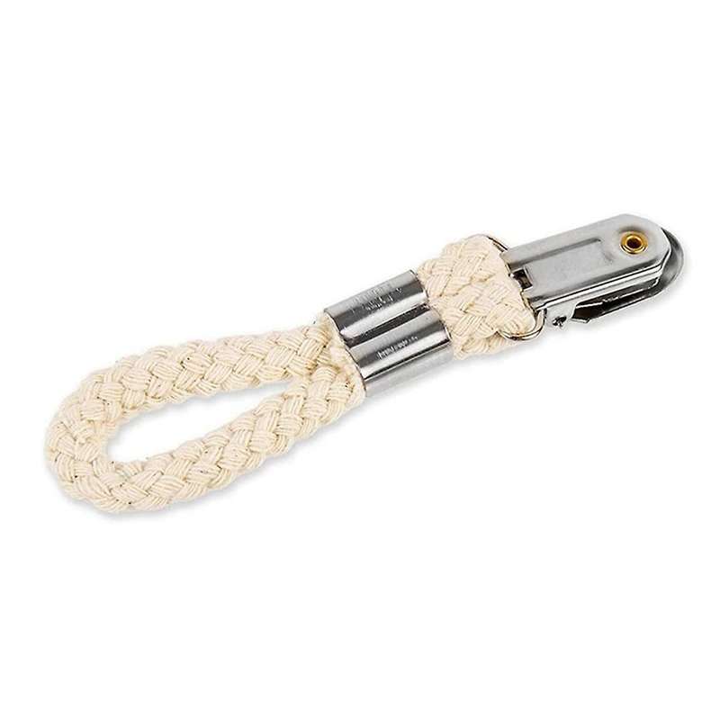 4pcs Braided Cotton Loop Towel Clip with Metal Clamp Multipurpose