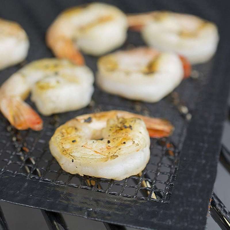 Bbq Grill Grid Mat Non-stick Mesh Matts Barbeque Reusable Baking Net