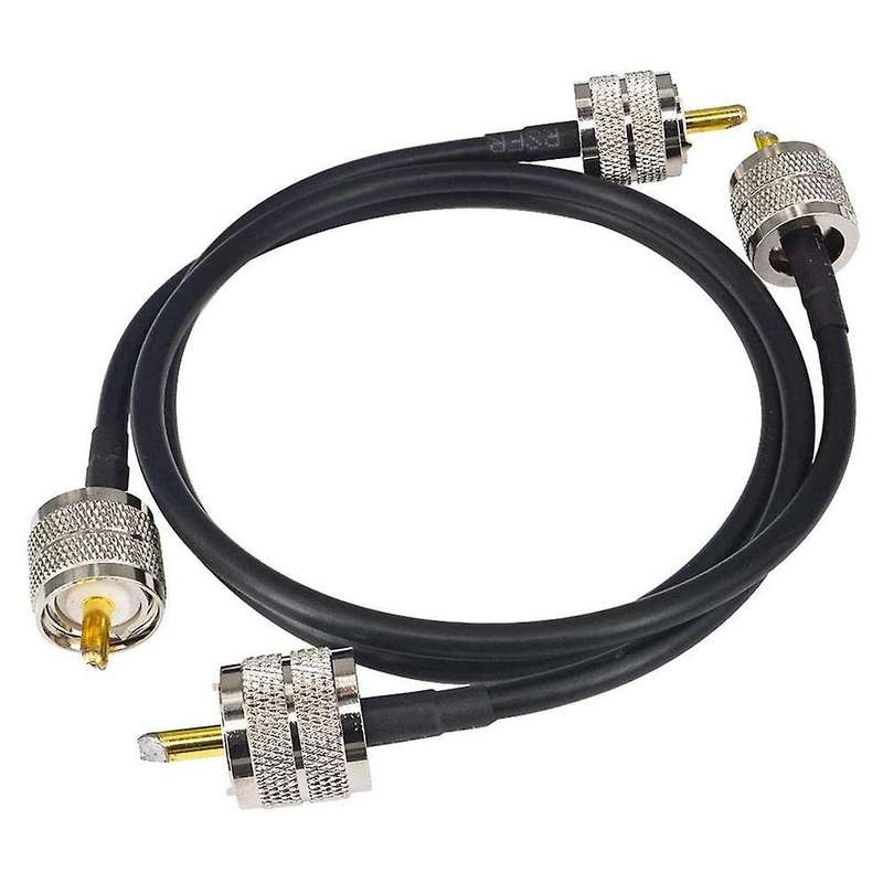 Pack Of 2 Cb Radio Antenna Cable 50cm for Amateur Ham Radio Cb Marine