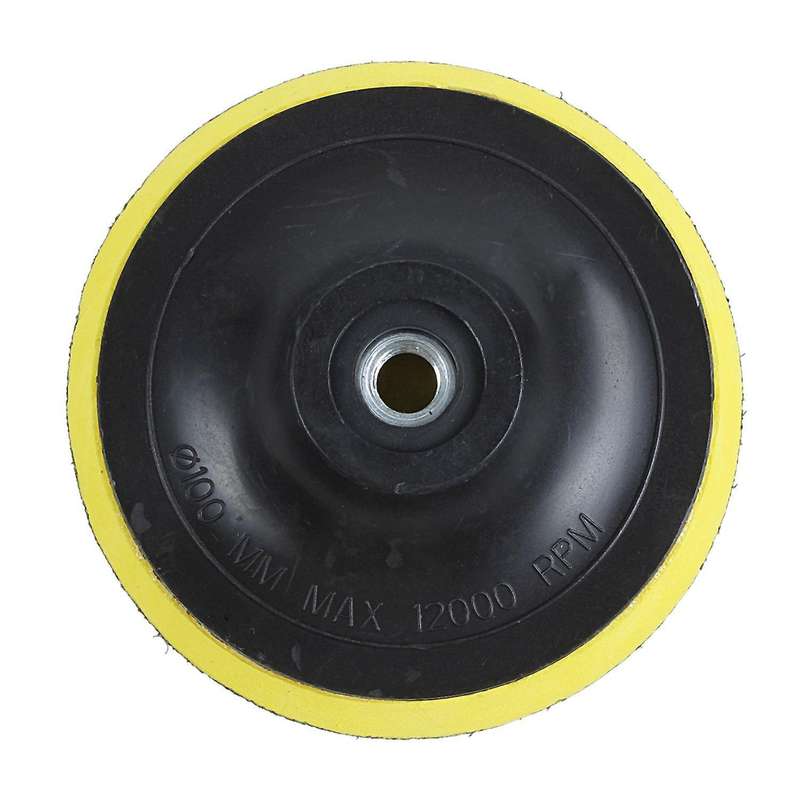 Angle Grinder Sanding Polishing Hook and Loop Backing Pad 4" Dia