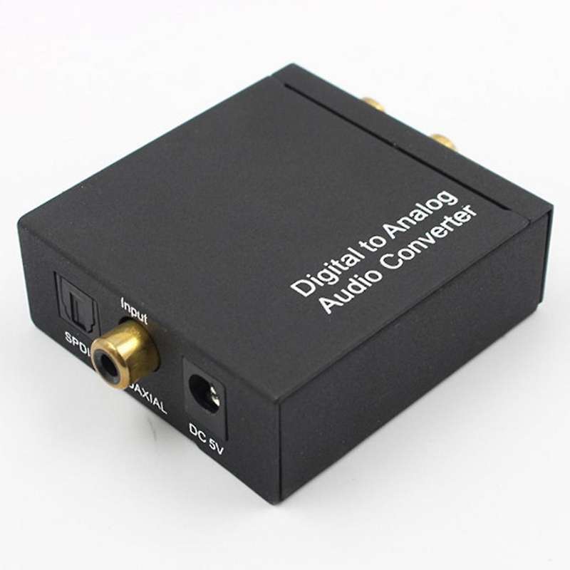 Audio Converter Left/right Soundtrack Converter 3.5mm Jack Output