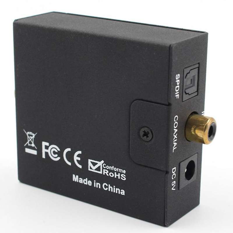 Audio Converter Left/right Soundtrack Converter 3.5mm Jack Output