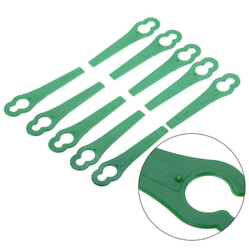 100pcs 8.3cm Plastic Grass Trimmer Blade Replacement Blades Lawn