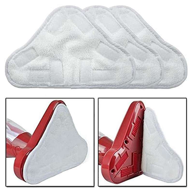 6 Pack Washable Microfibre Steam Mop Pads Floor Replacement Pads