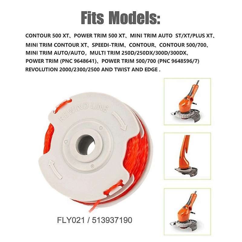 2 Pack Premium Quality Double Autofeed Spool & Line