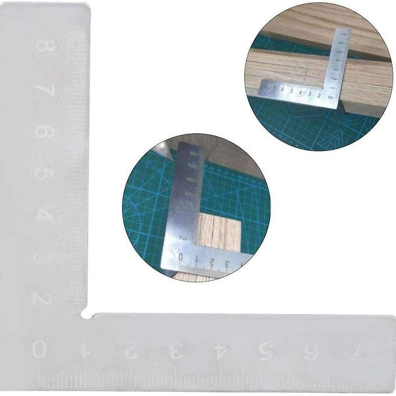 Ruler 90degrees 45degrees Angle Woodworking Jig Angle Turning Ruler