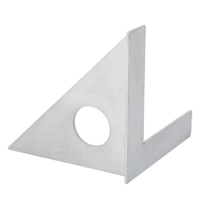 Ruler 90degrees 45degrees Angle Woodworking Jig Angle Turning Ruler