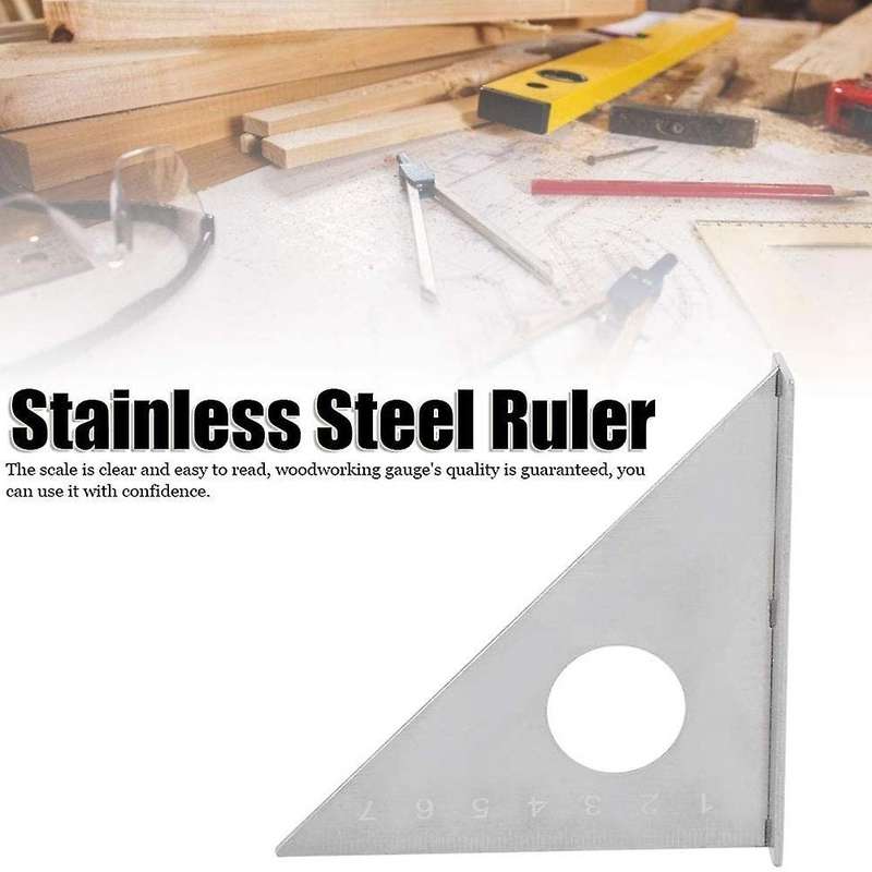 Ruler 90degrees 45degrees Angle Woodworking Jig Angle Turning Ruler