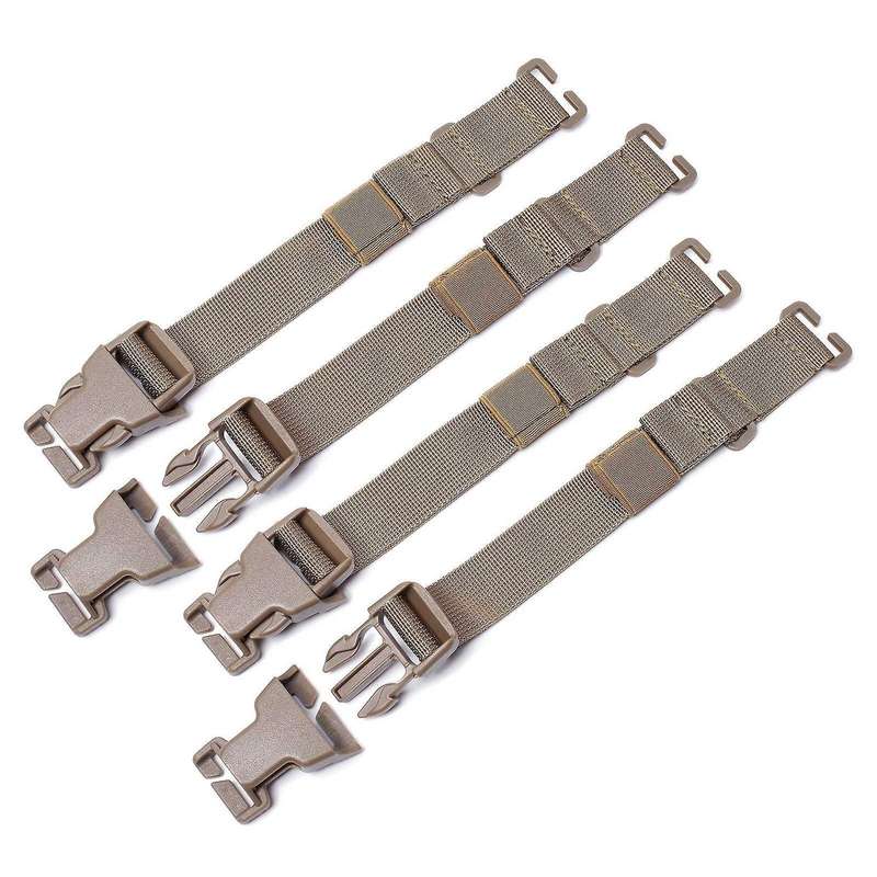 4pcs Molle Straps Backpack Vest Adapter Belts for Outdoor C
