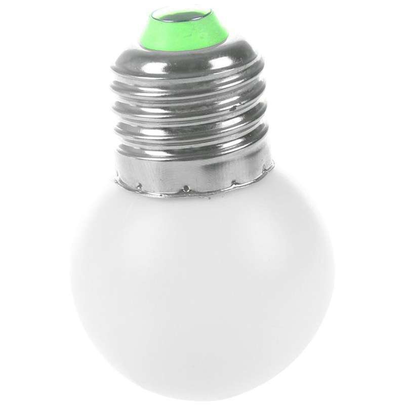E27 Led Weiss Licht Kunststoff Lampe Birne(0.5w Leistung,weiss)