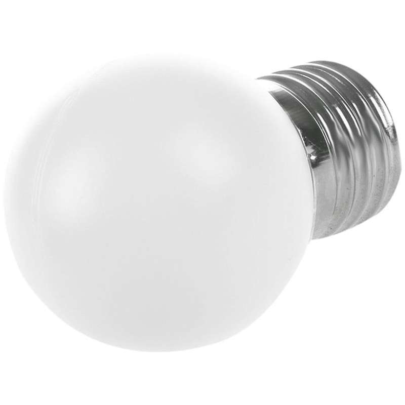 E27 Led Weiss Licht Kunststoff Lampe Birne(0.5w Leistung,weiss)