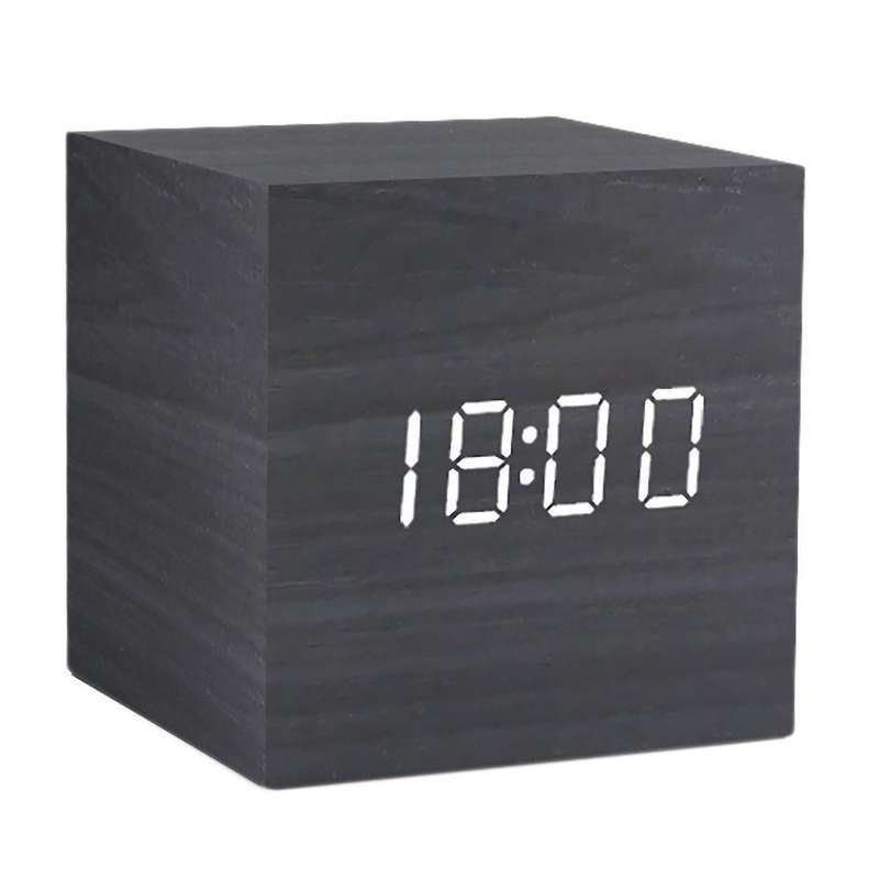 Led Alarm Clocks Usb/aaa Powered Clocks Table Clock Black