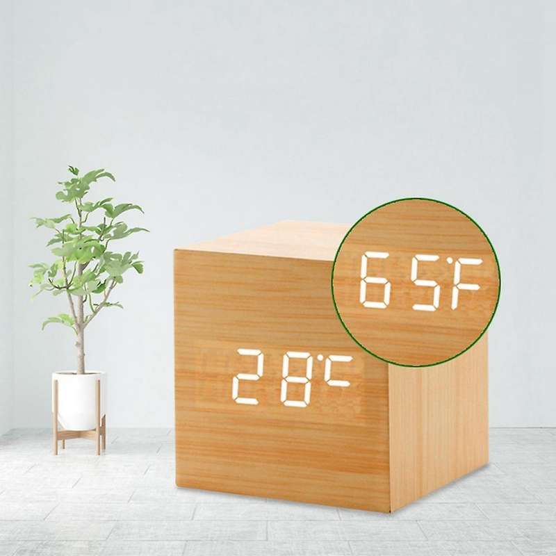 Led Alarm Clocks Usb/aaa Powered Clocks Table Clock Black