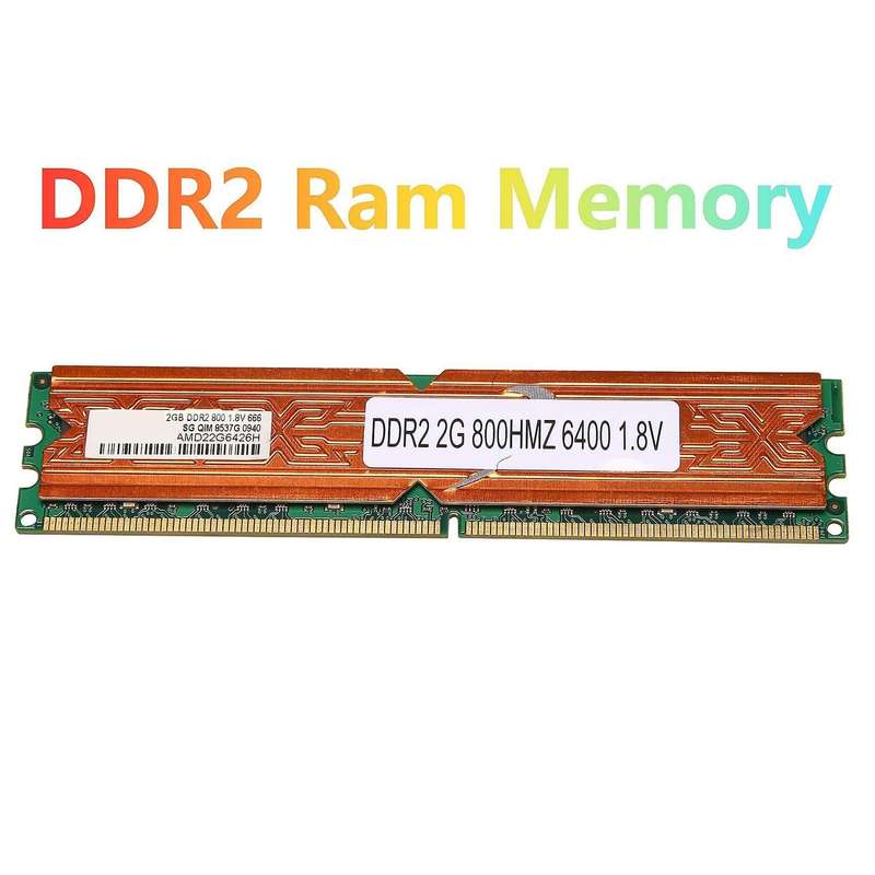 Ddr2 2gb Ram Memory 800mhz 1.8v for Amd Intel Desktop Memory Ram(b)