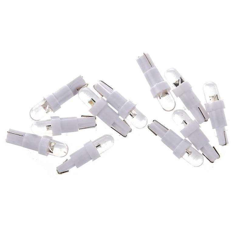 20pcs T5 286 White Led Wedge Car Dashboard Dash Cig Lighter Lamp Bul