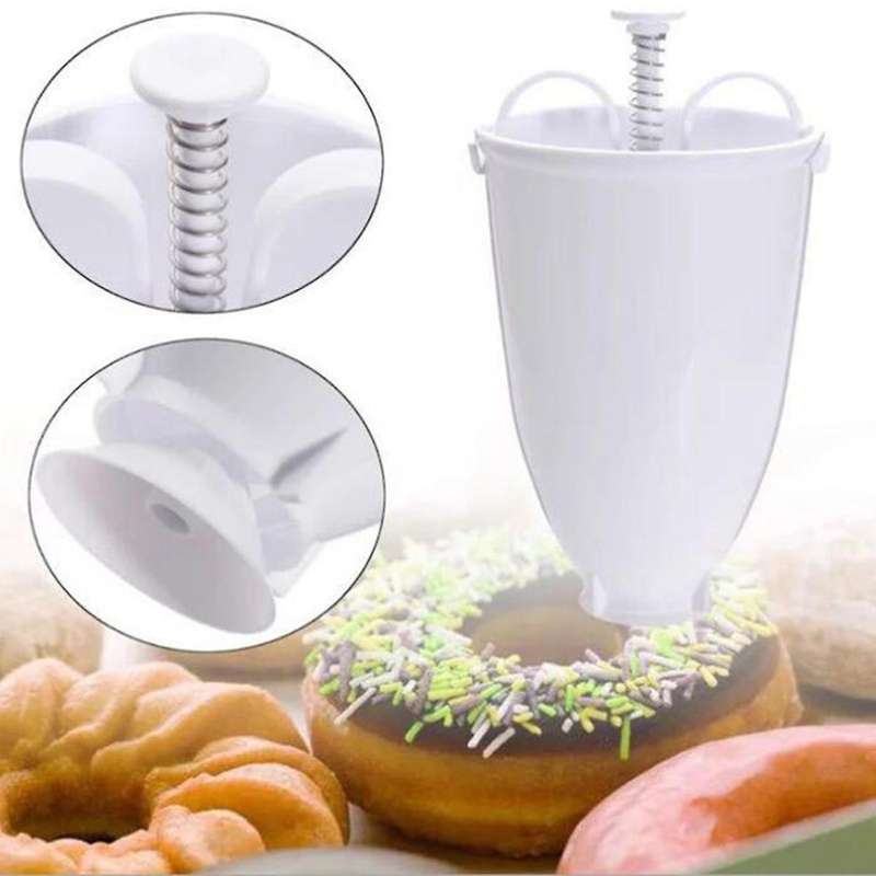 Diy Donut Dough Maker Machine Manual Dispenser Kitchen Utensil Tool