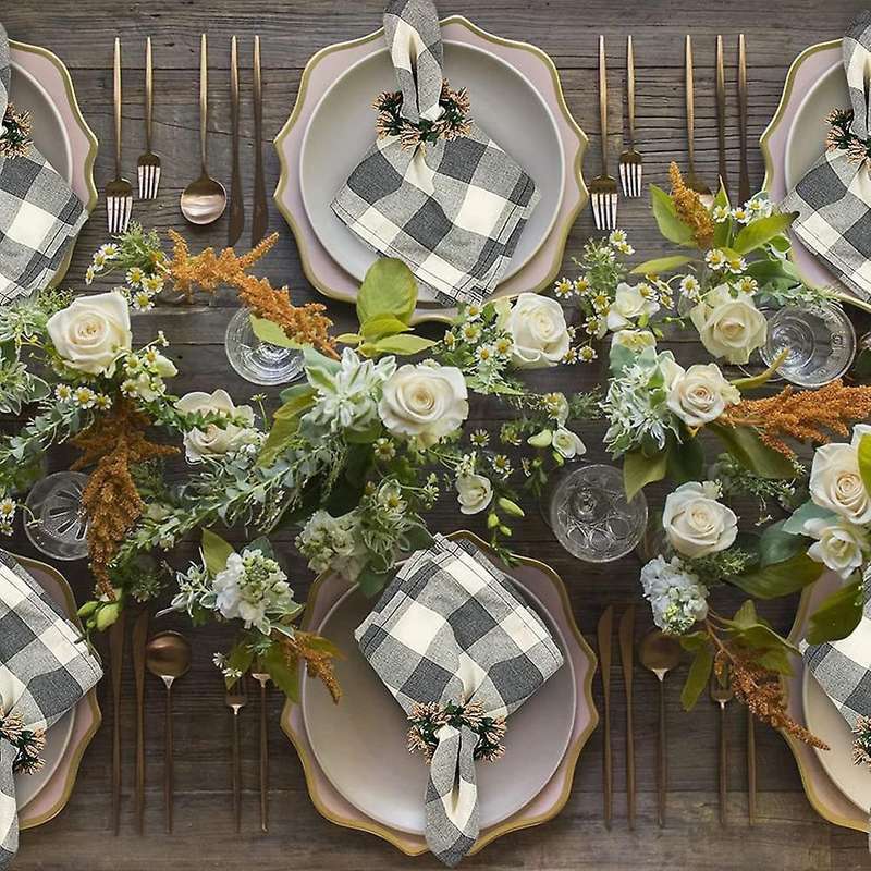 Napkin Rings, Napkin Holder Table Decor for Wedding, Christmas A