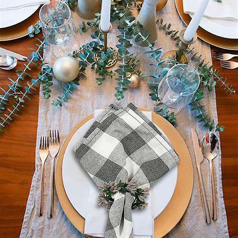 Napkin Rings, Napkin Holder Table Decor for Wedding, Christmas A