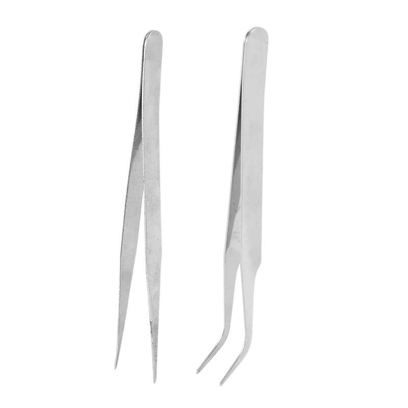 2 X Rhinestone Tweezers for Rhinestone Accessories for Nail Design
