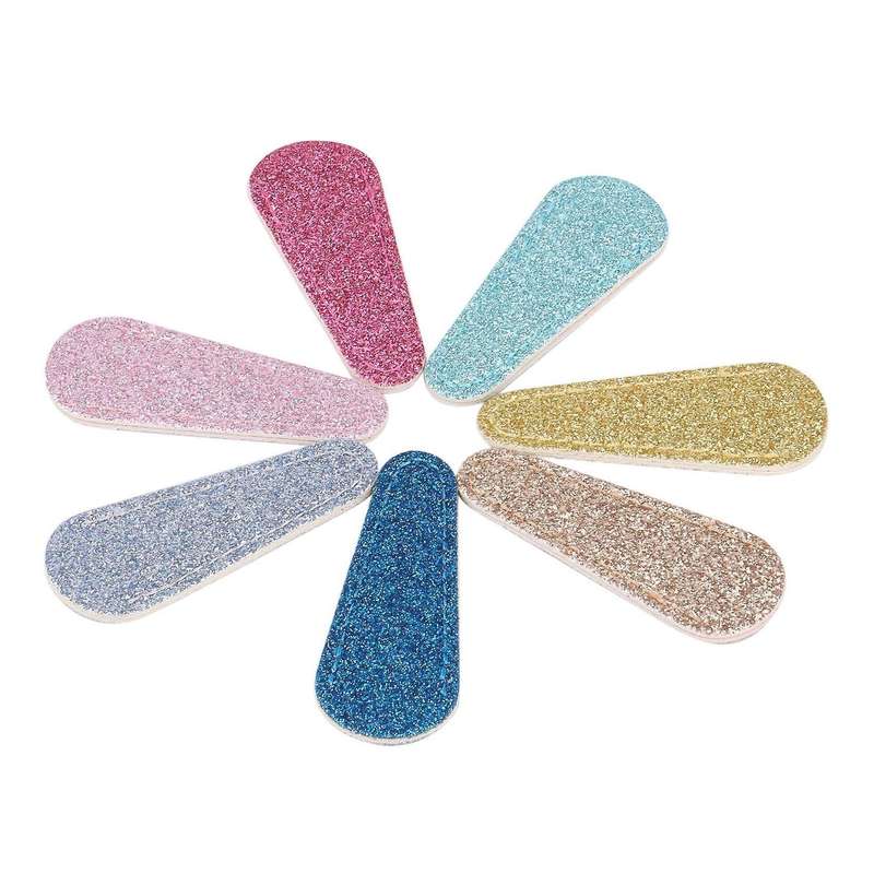 7pcs Embroidery Scissors Sheath Pu Glitter Cover Barber Holster