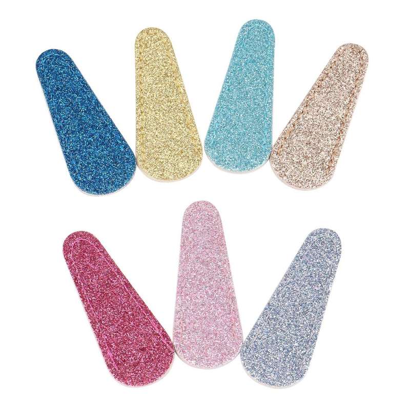 7pcs Embroidery Scissors Sheath Pu Glitter Cover Barber Holster