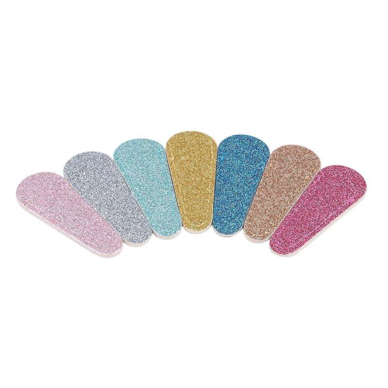 7pcs Embroidery Scissors Sheath Pu Glitter Cover Barber Holster