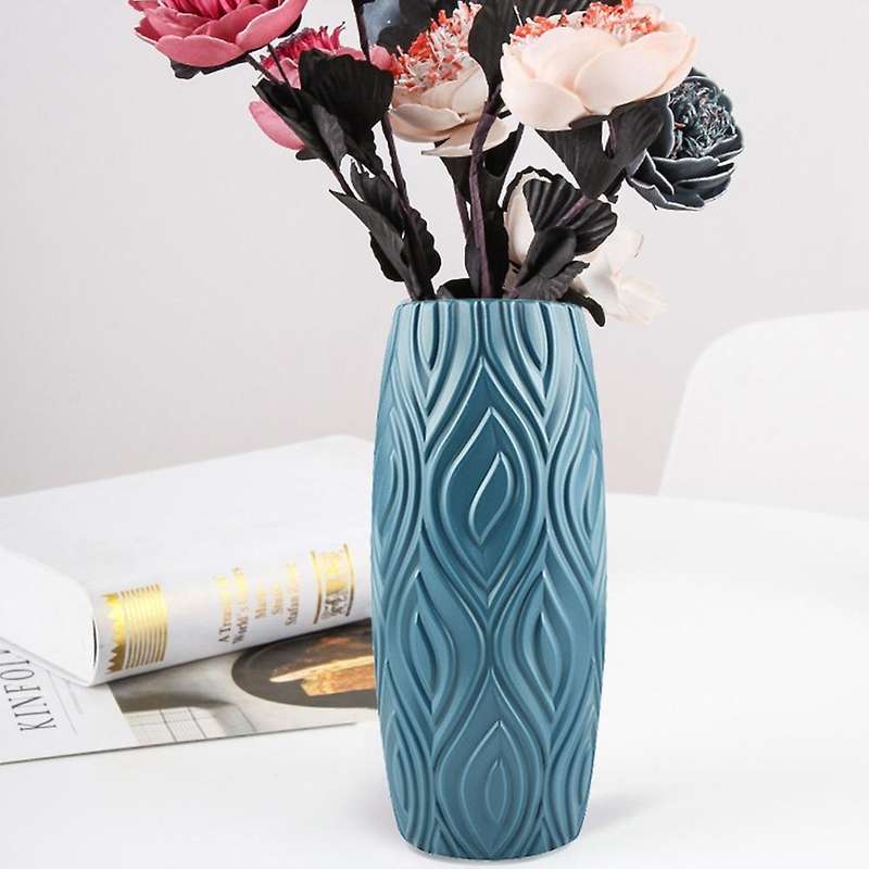 Nordic Vase Wet Floral Flower Pot Contemporary Vase Sturdy,blue