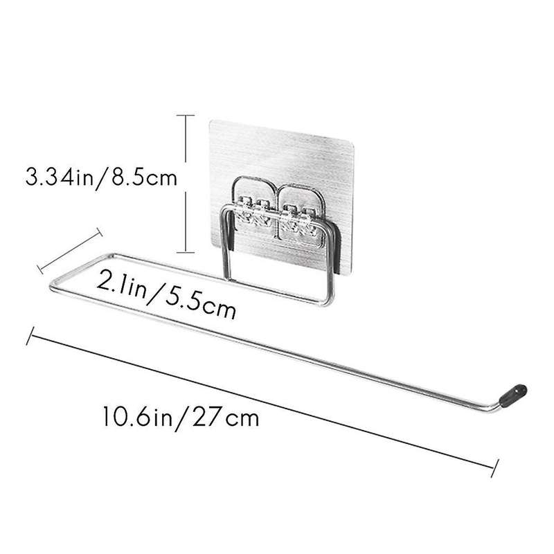 2pcs Hanging Toilet Paper Holder Towel Rack Stand Home Storage Racks