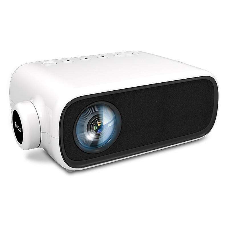 Mini Portable Projector Fhd 1080p Color Led 3d Play,black-uk Plug