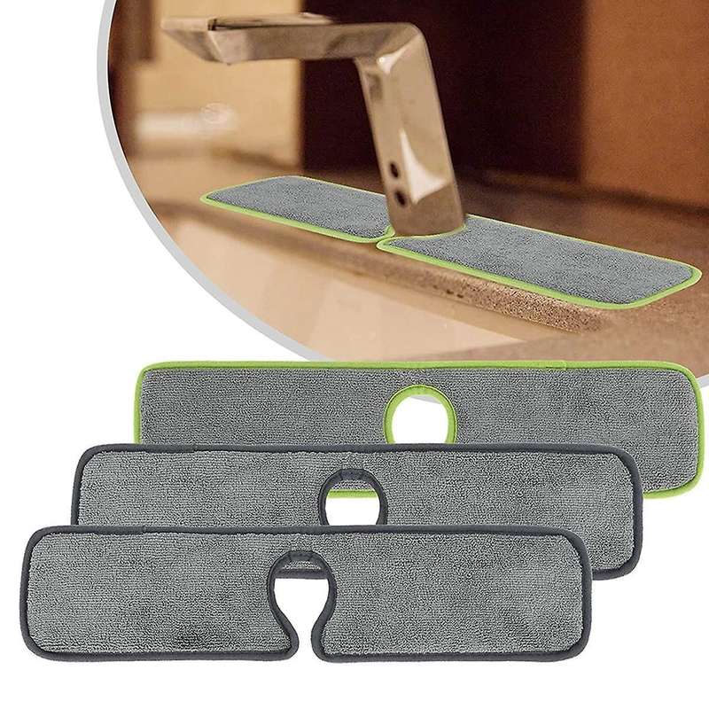 3 Pieces Of Sink Splash Pad Dish Pad Kitchen Faucet Absorbent Pad
