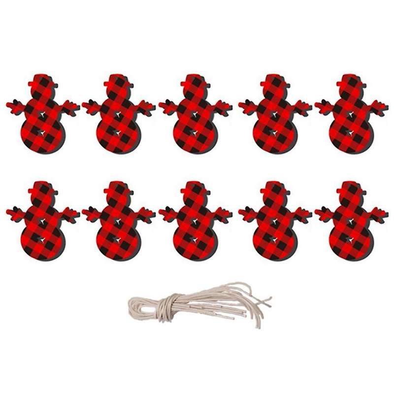 10pcs Lattice Pattern Vintage Snowflake Christmas Tree Decor Gifts E